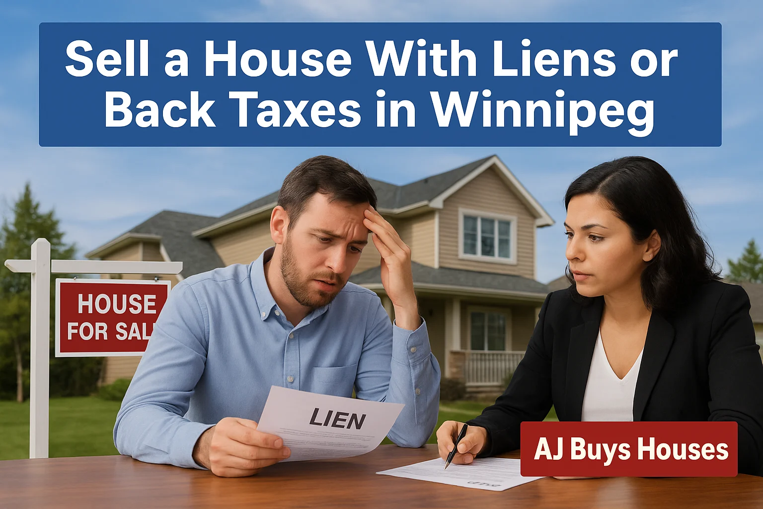 Sell a House With Liens or Back Taxes in Winnipeg