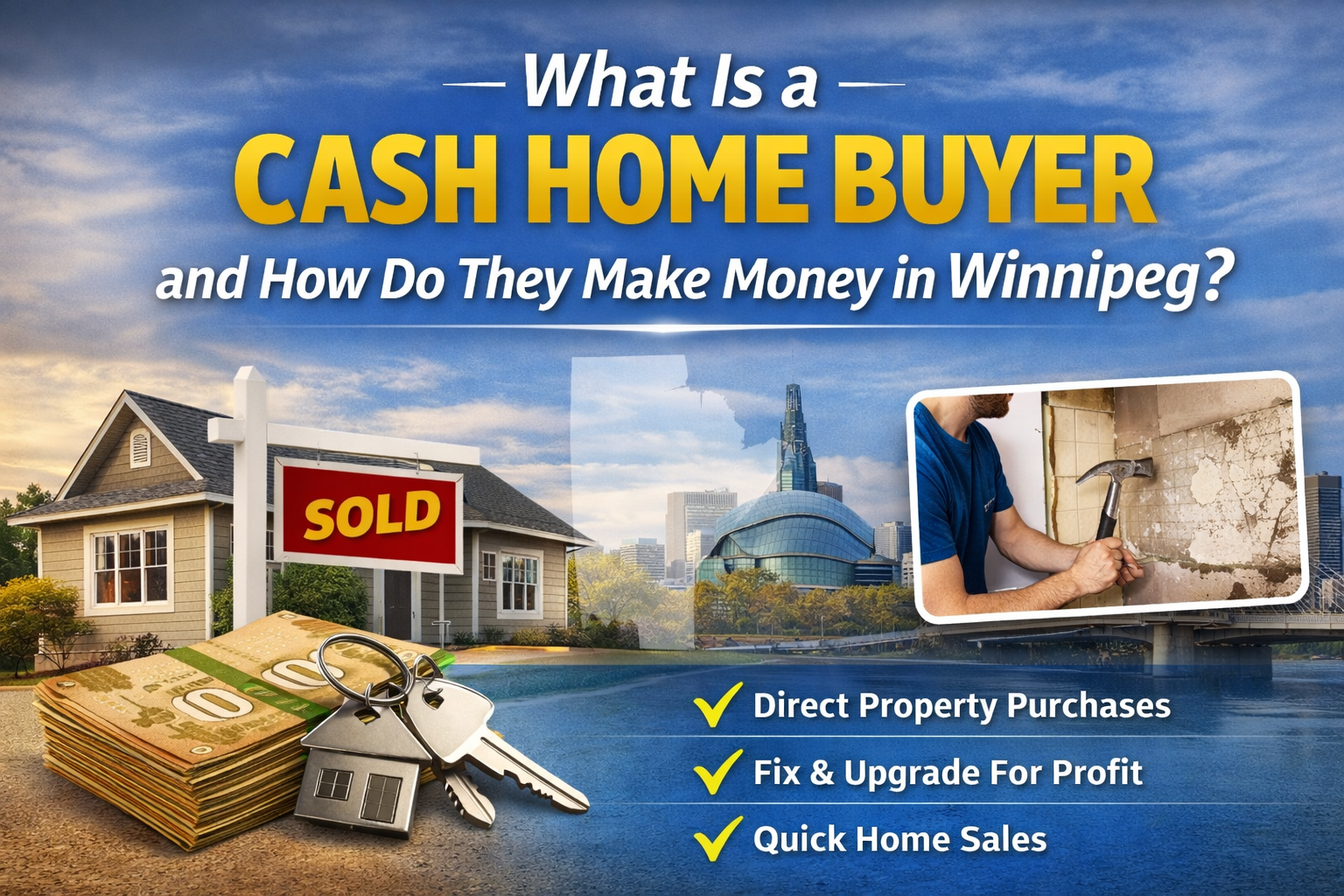What Is a Cash Home Buyer and How Do They Make Money in Winnipeg?