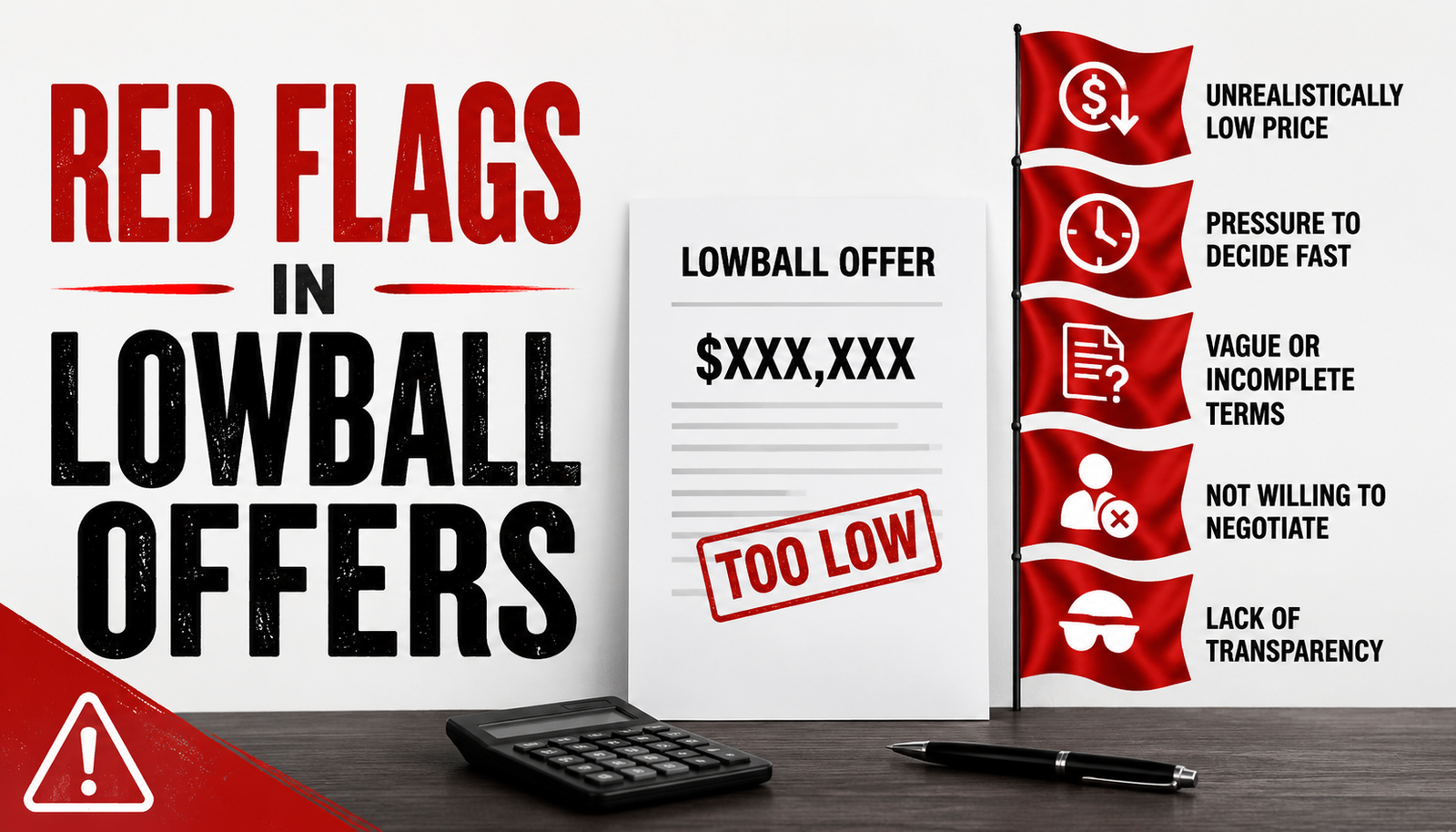 Red Flags in Lowball Offers